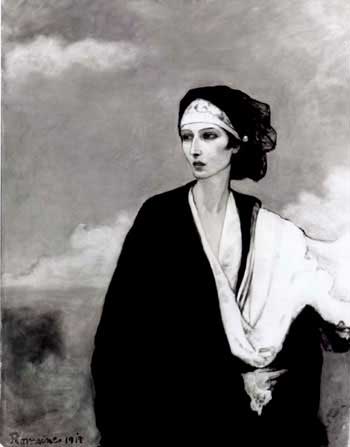 Ida Rubinstein by Romaine Brooks 1918