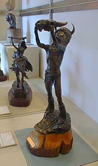 Sculpture by Jeanne Hamilton, Bob Scriver, and Les Willover