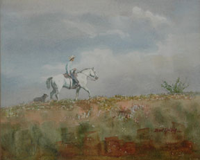 Boy on Horse, by Bud Helbig