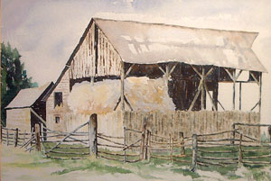 Barn, by Vernon Wyman